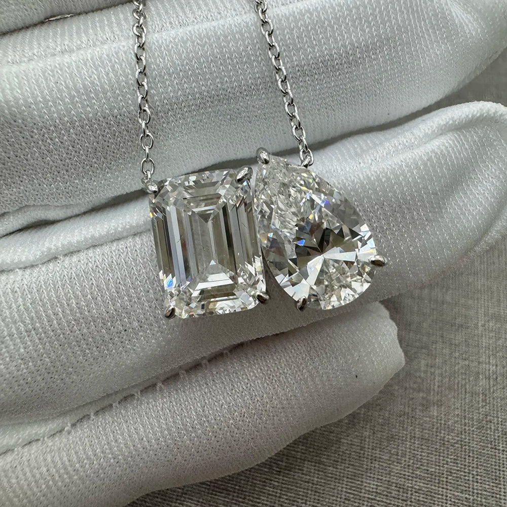 Radiant&Pear Necklace