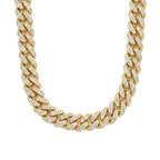 Cuban link chain in gold