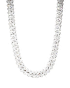 Moissanite Cuban Link Chain 14K Gold (All Sizes)
