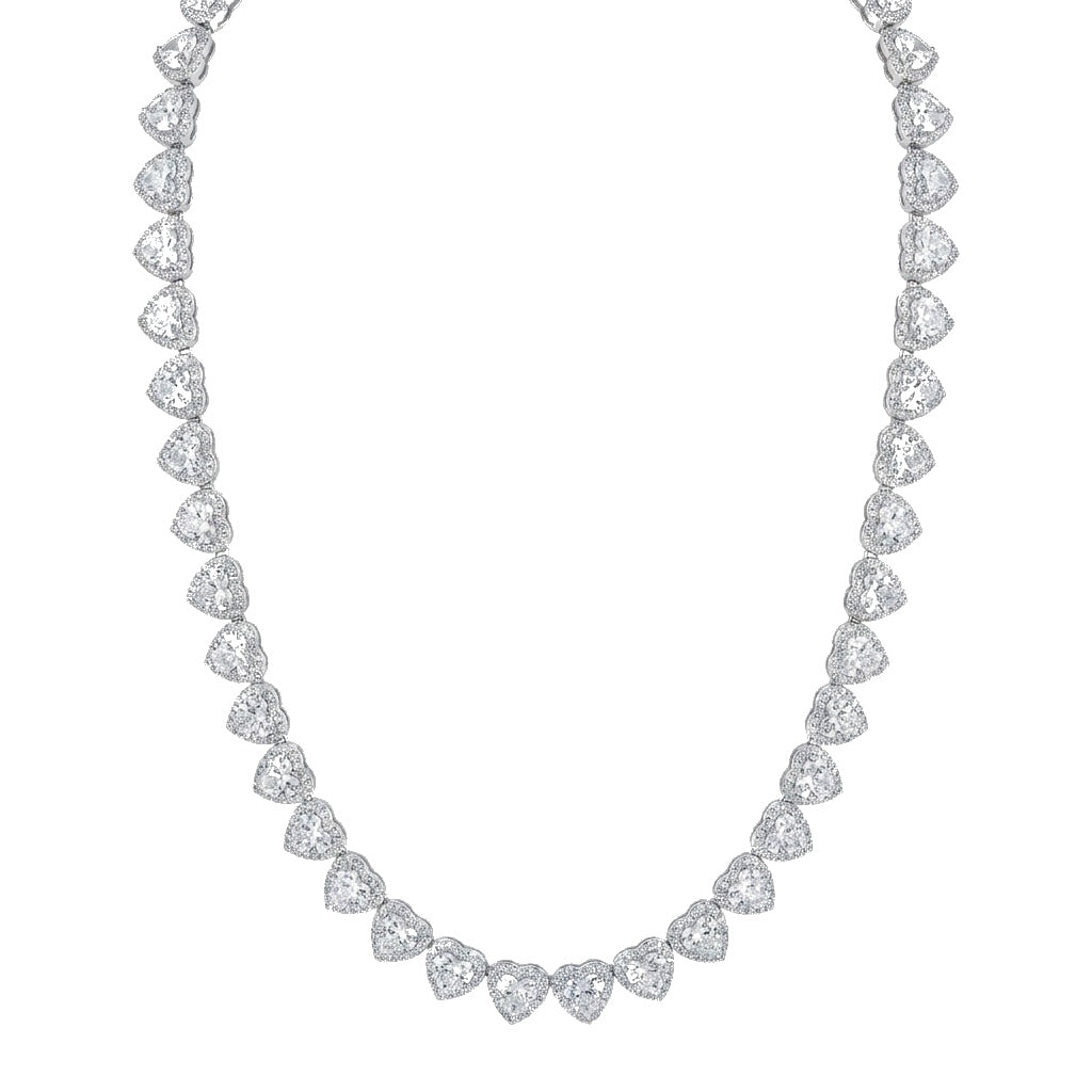 10mm Heart Tennis Chain