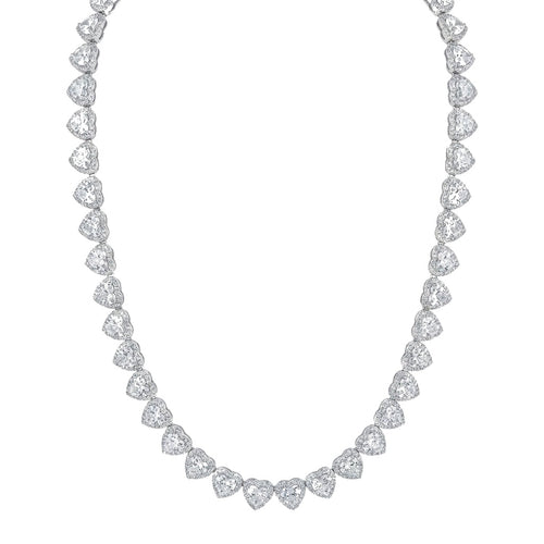 10mm Heart Tennis Chain