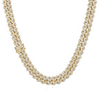 12mm Prong Cuban Chain Gold