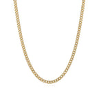 3mm Cuban Link Chain Gold