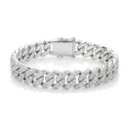 12mm Prong Cuban Bracelet