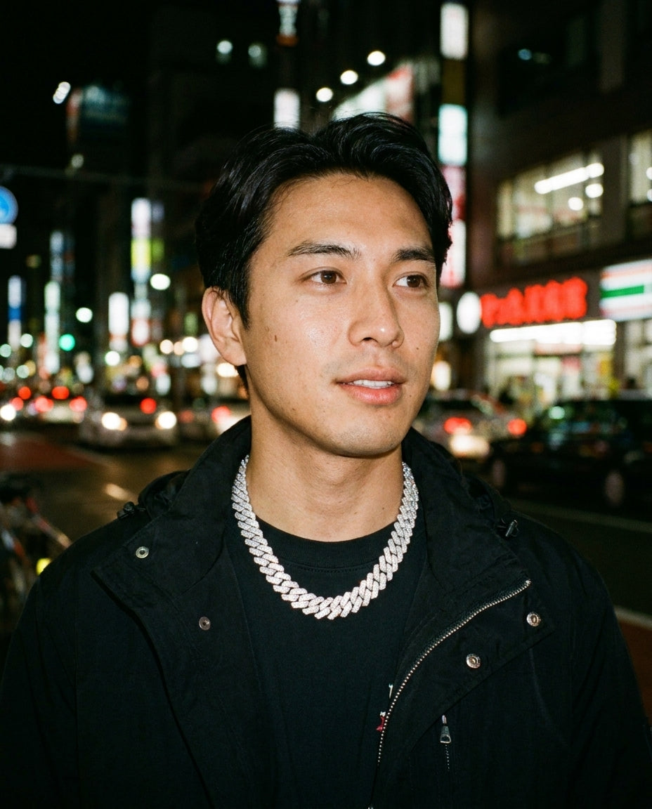 19mm Prong Cuban Chain - worn