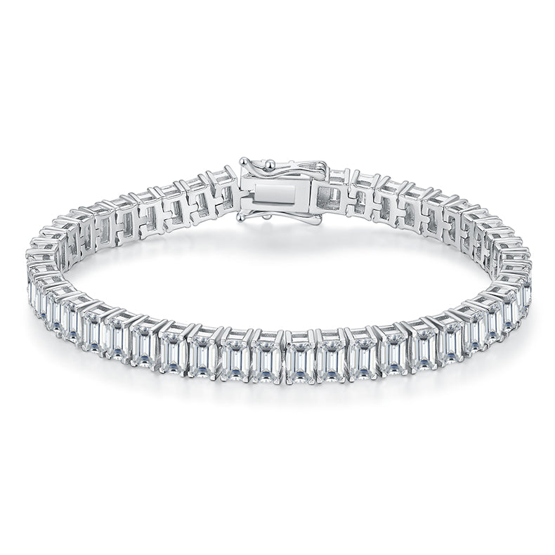 Emerald Cut Tennis Bracelet