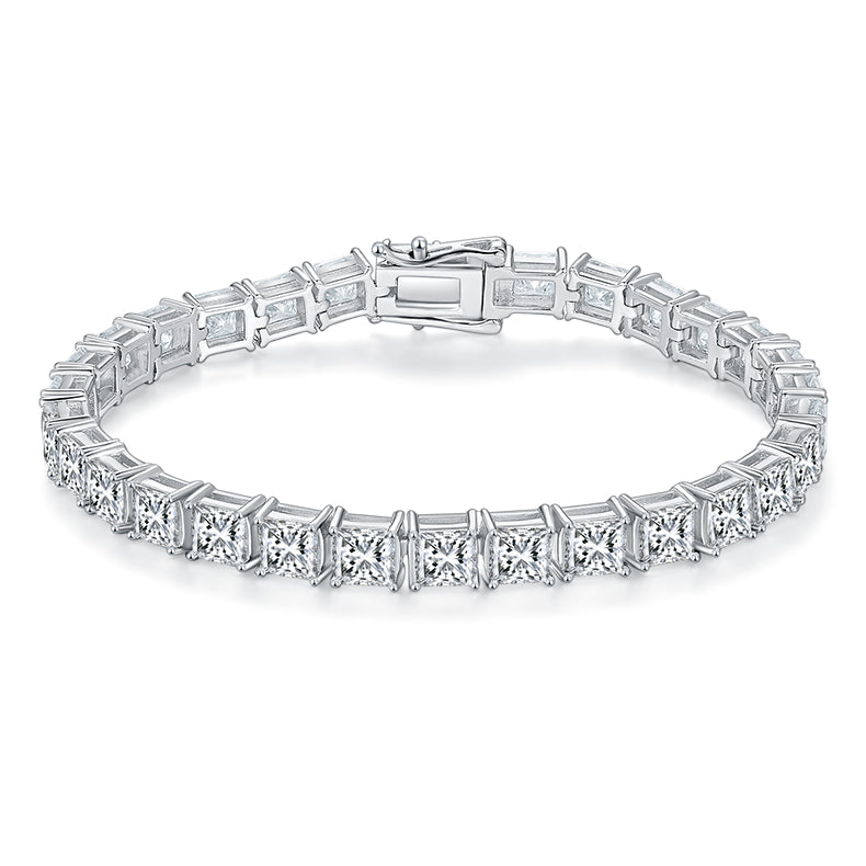 Princess Cut Tennis Bracelet