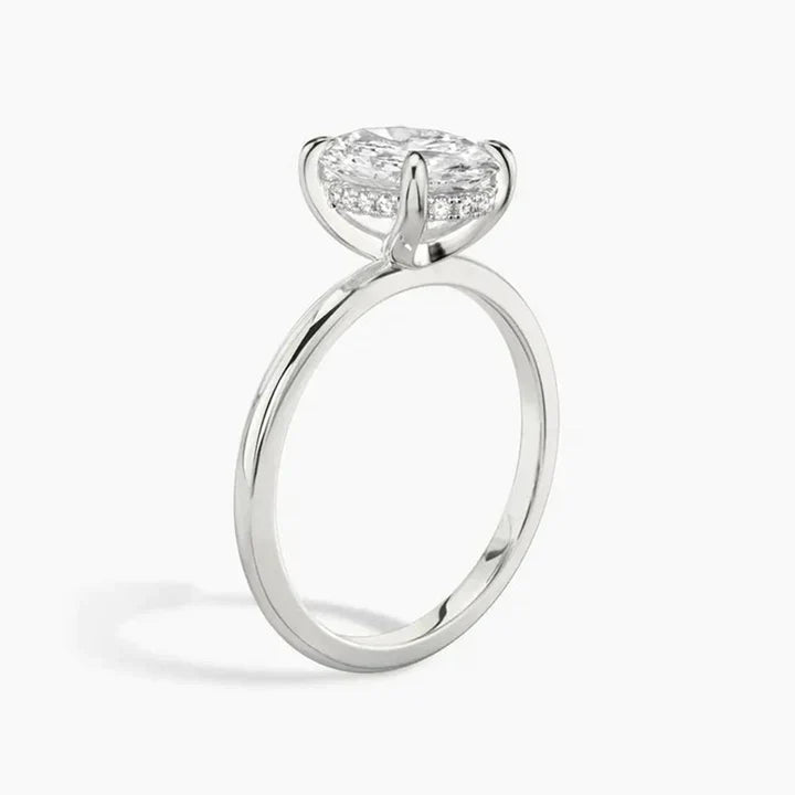 Lewis Oval Moissanite Ring