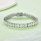 Moissanite Oval Tennis Bracelet