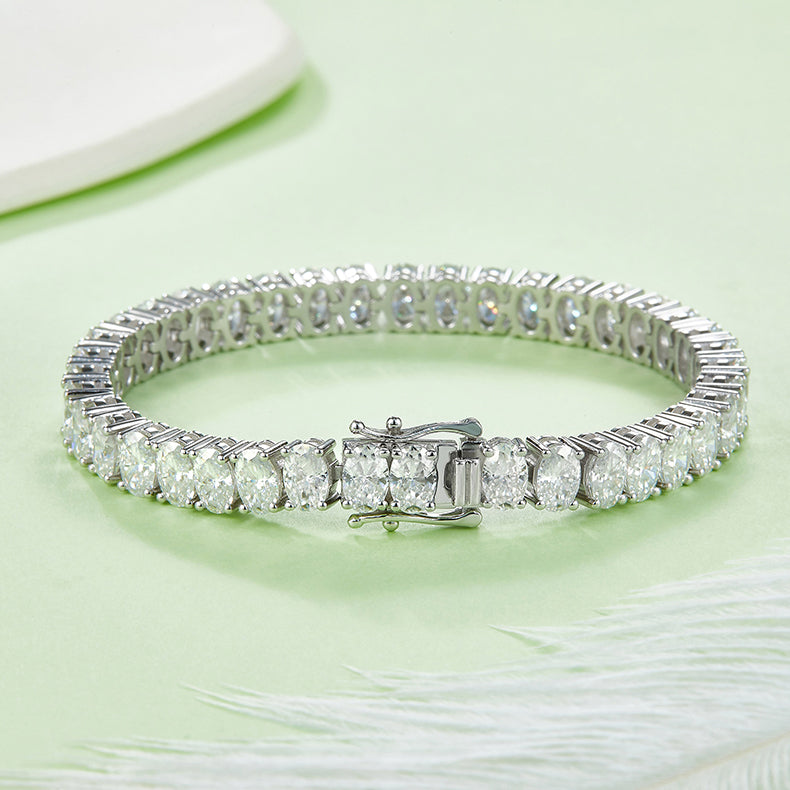 Oval Tennis Bracelet