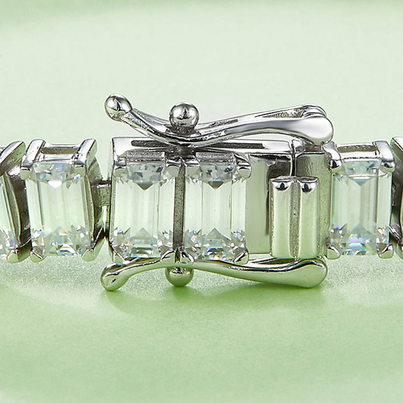 Emerald Cut Tennis Bracelet