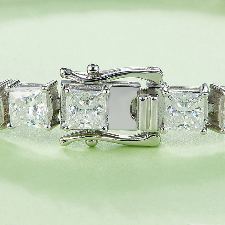 Princess Cut Tennis Bracelet