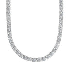 Aria Tennis Necklace 5MM - 14K White Gold