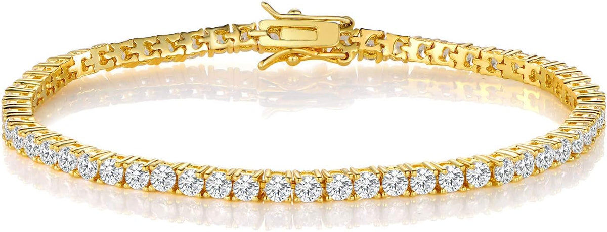 Montier tennis bracelet Gold 2.5MM
