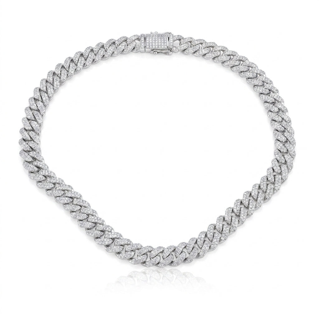 8mm Prong Cuban Chain