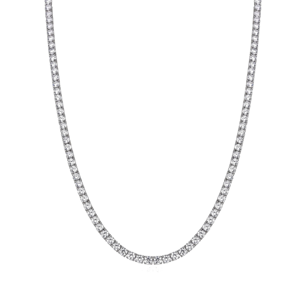 Moissanite Tennis Chain 14K Gold (ALL SIZES)