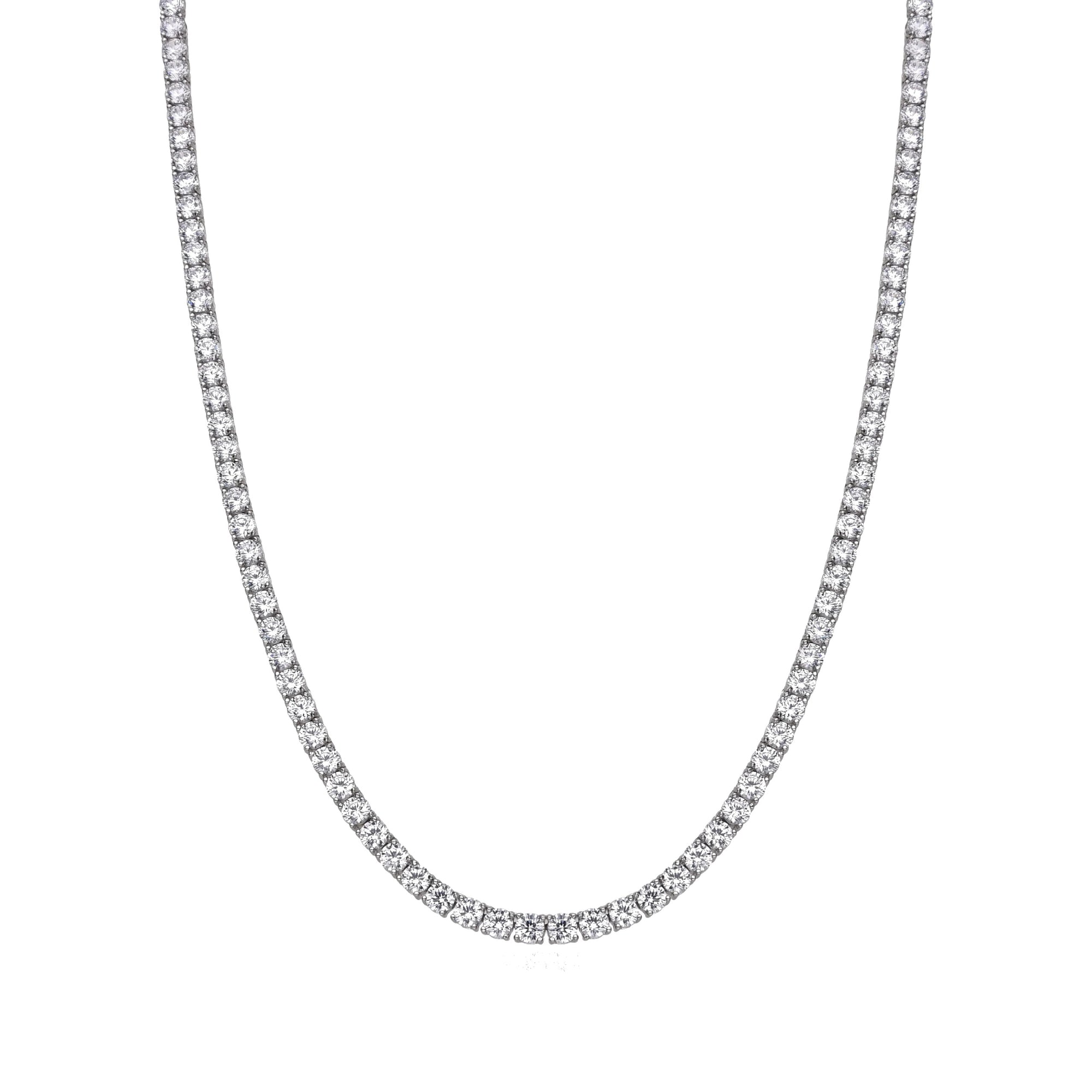 Moissanite Tennis Chain 14K Gold (ALL SIZES)