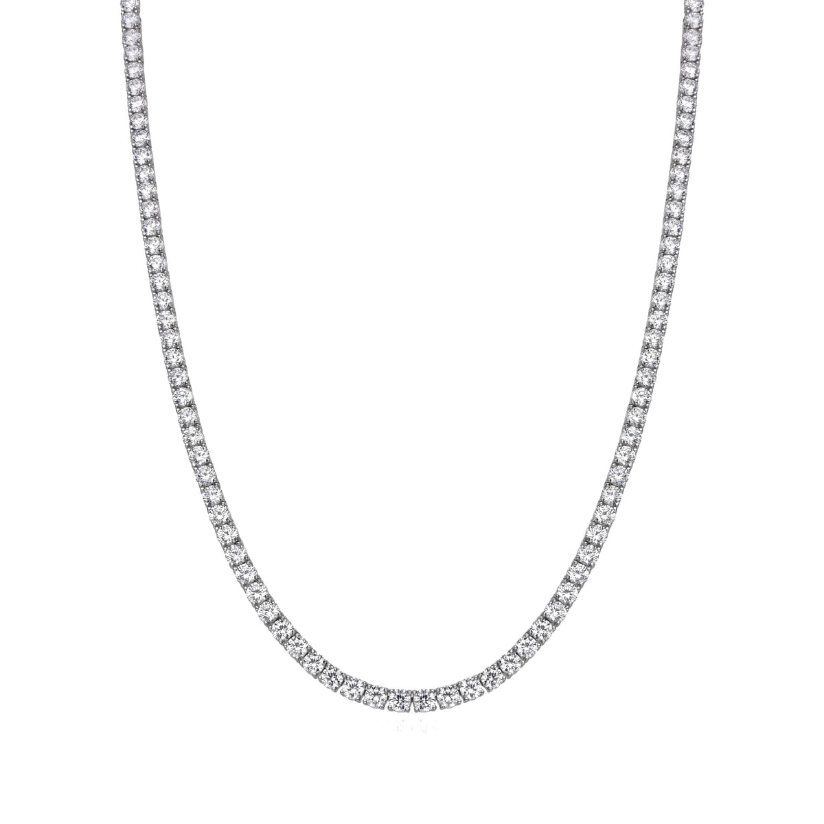Moissanite Tennis Chain 14K Gold (ALL SIZES)
