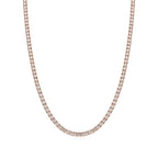 Moissanite Tennis Chain 14K Gold (ALL SIZES)