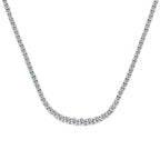 Moissanite Gradient Tennis Necklace