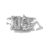 Pear&Emerald Ring