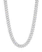 Moissanite Iced Cuban Link Chain 14K Gold (ALL SIZES)