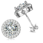 VVS Moissanite Royal Earrings (ALL SIZES)