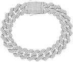 Moissanite Iced Cuban Link Bracelet 14K Gold (ALL SIZES)