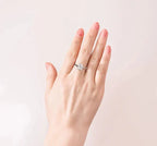 Lewis Oval Moissanite Ring