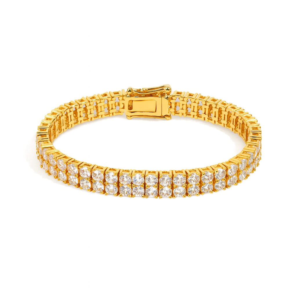 Supreme Double Row Moissanite Tennis Bracelet