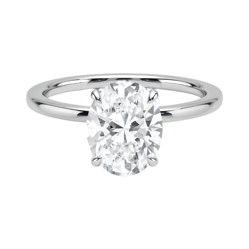 Lewis Oval Moissanite Ring