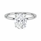 Lewis Oval Moissanite Ring
