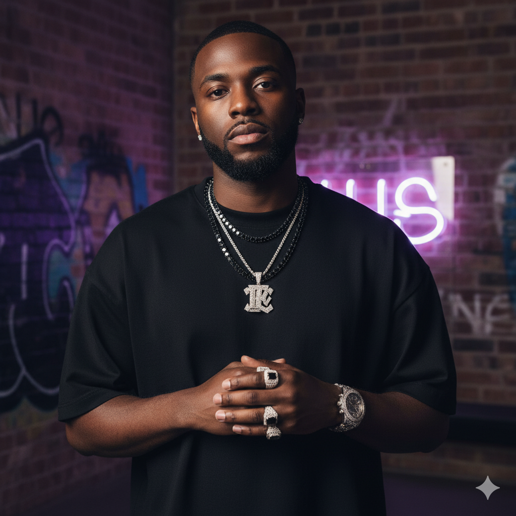 Black Moissanite Tennis Chain 14K Black Gold (ALL SIZES)