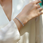 Adjustable Moissanite Tennis Bracelet