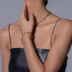 Alvaris Moissanite Paperclip Bracelet