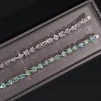 Mixed Cut Moissanite Tennis Bracelet