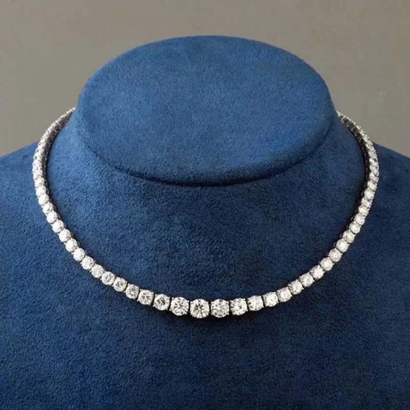 Gradient Tennis Necklace