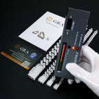 Moissanite Cuban Link Bracelet 14K Gold (ALL SIZES)