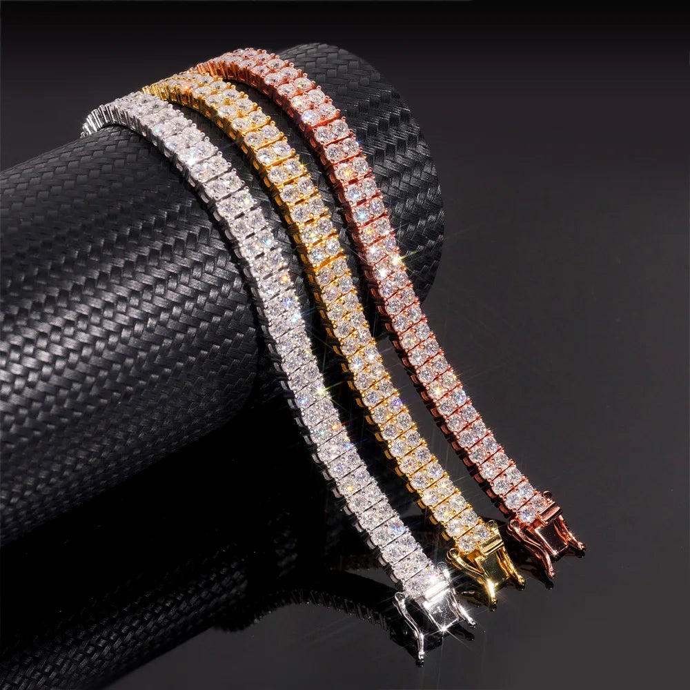 Supreme Double Row Moissanite Tennis Bracelet