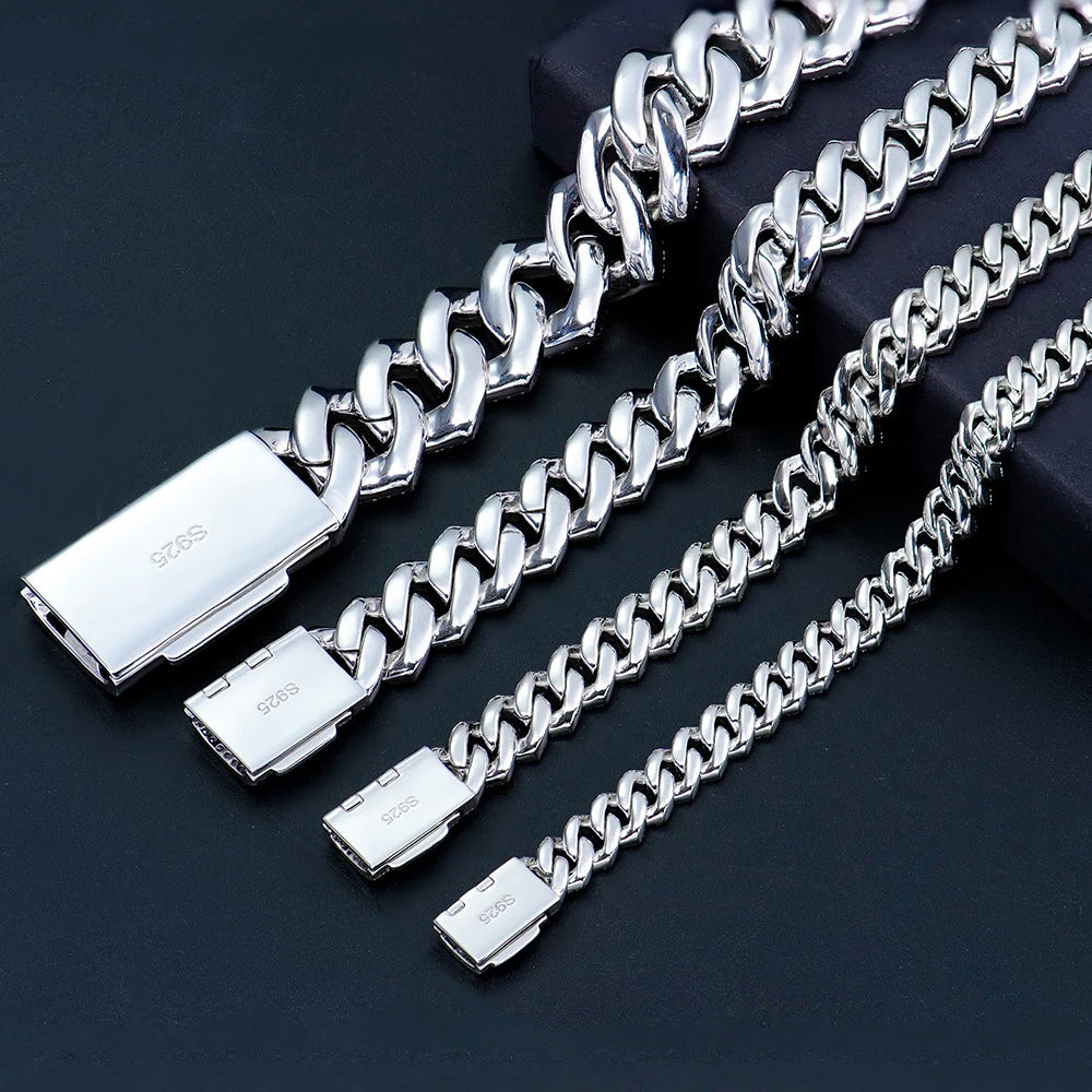 Moissanite Cuban Link Bracelet 14K Gold (ALL SIZES)