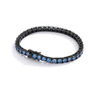 Blue Royal Moissanite Tennis Bracelet