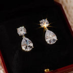 Waterdrop Moissanite Drop Earrings