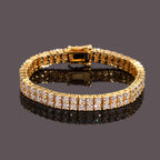 Supreme Double Row Moissanite Tennis Bracelet