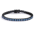 Blue Royal Moissanite Tennis Bracelet