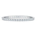 Moissanite 4mm Hard Tennis Bracelet