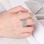 Lumiere Moissanite Men's Ring