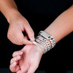 Moissanite Cuban Link Bracelet 14K Gold (ALL SIZES)