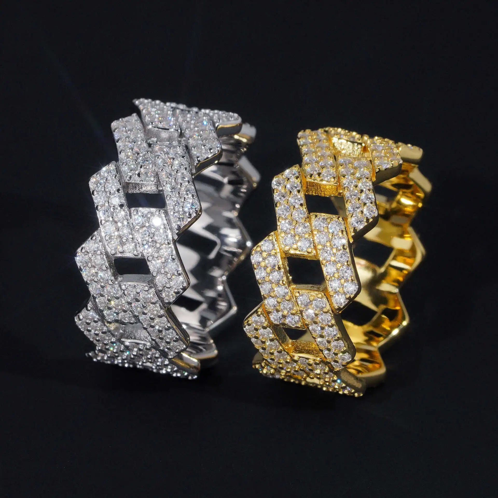 Cuban Moissanite Ring