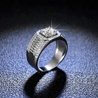 Lumiere Moissanite Men's Ring