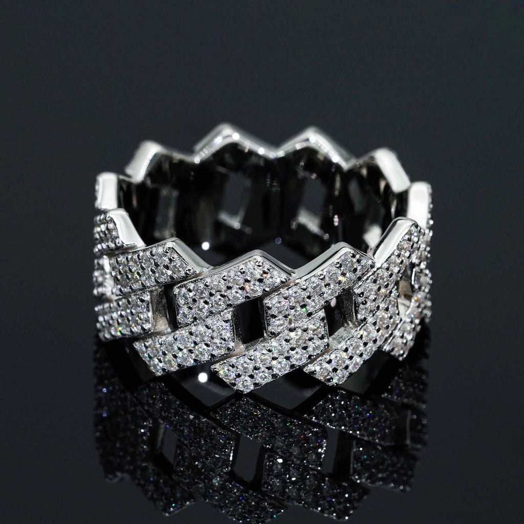 Cuban Moissanite Ring